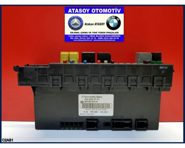 MERCEDES W203 SAM BEYNİ A2035454701 A2035453801 A2035453701 A2035453401 A2035453301 A2035453201 A2035453101 A2035452401 A2035451801 A2035450701 A0035455201 A0035455101 A0025459701 A0025457801 C2AS1